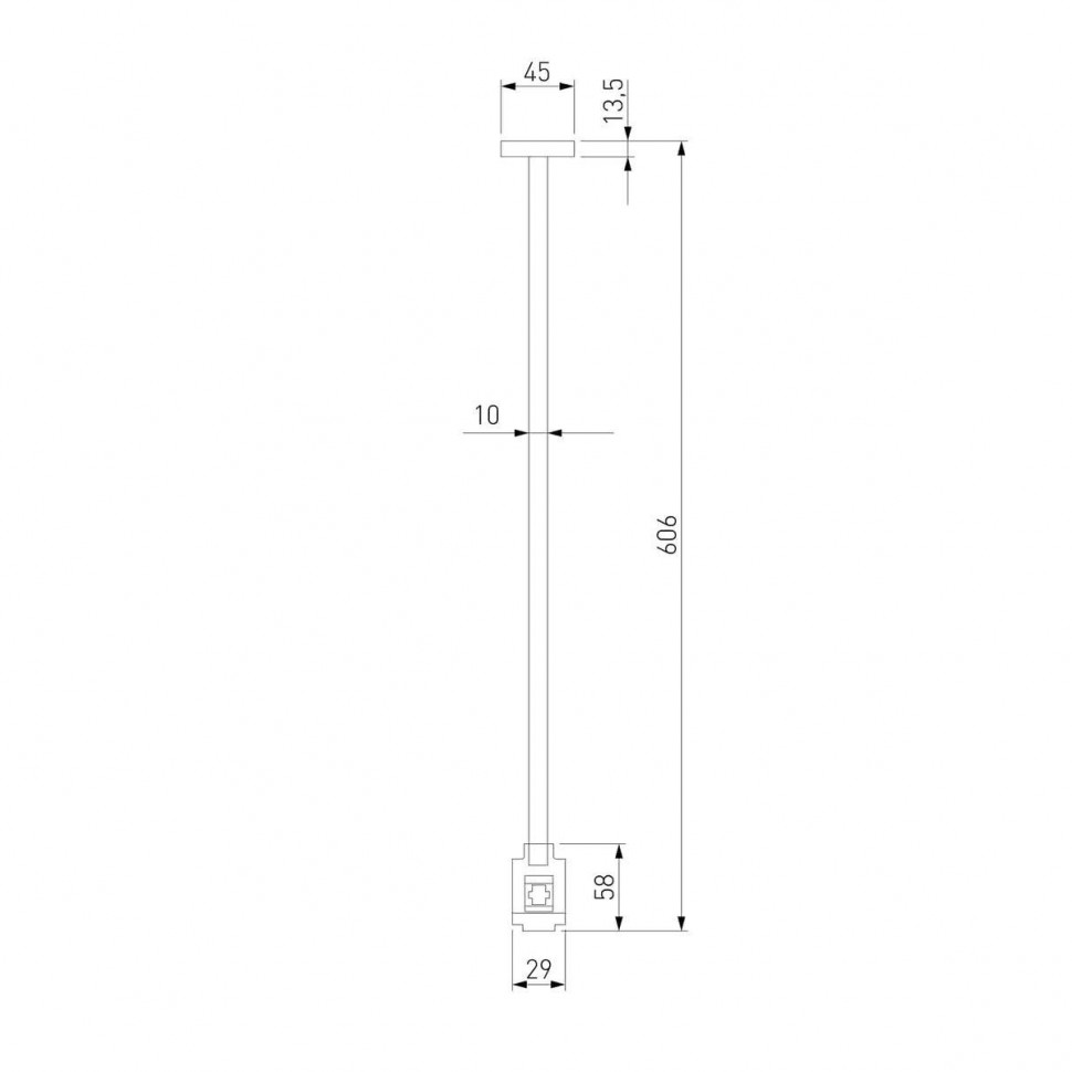 Декоративная стойка Elektrostandard Esthetic Magnetic 4690389202087 85151/00 a065447