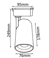 Трековый светильник Crystal Lux CLT 0.31 006 CLT 0.31 006 30W WH