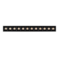 Трековый магнитный светильник Arlight MAG-LASER-45-L320-12W Day4000 (BK, 15 deg, 24V, DALI) 046525