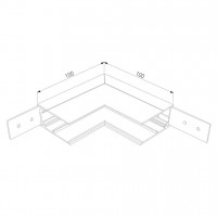 Коннектор L-образный внутренний Elektrostandard Slim Magnetic 85091/00 a057206