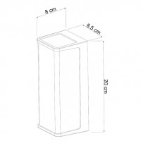 Уличный настенный светильник Arte Lamp Lancia A6419AL-1BK