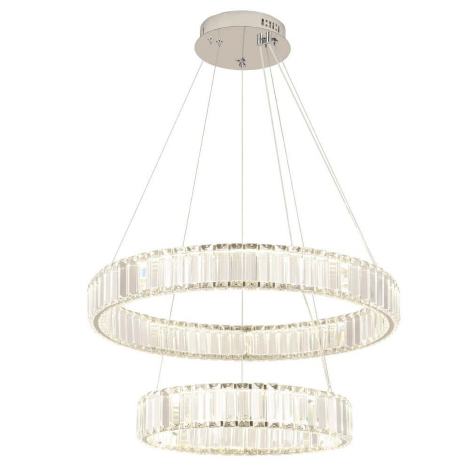 Подвесная люстра Crystal Lux MUSIKA SP100W LED CHROME