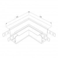 Коннектор L-образный внутренний Elektrostandard Slim Magnetic 85093/00 a057208