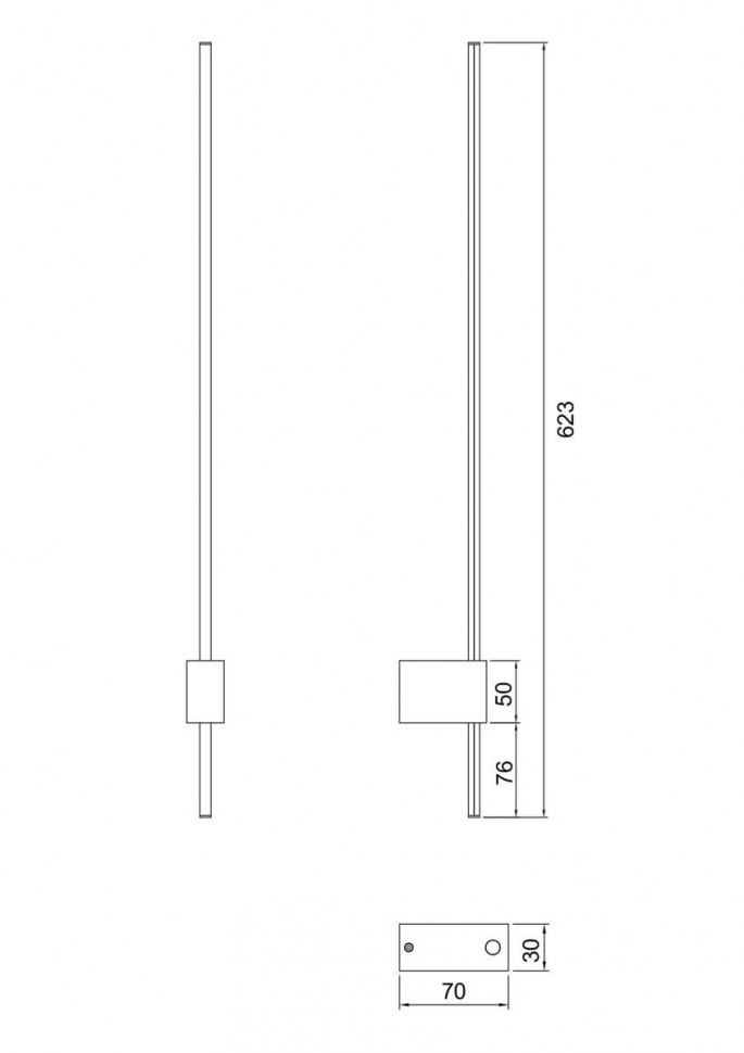 Бра Maytoni Technical Pars C070WL-L6GB3K