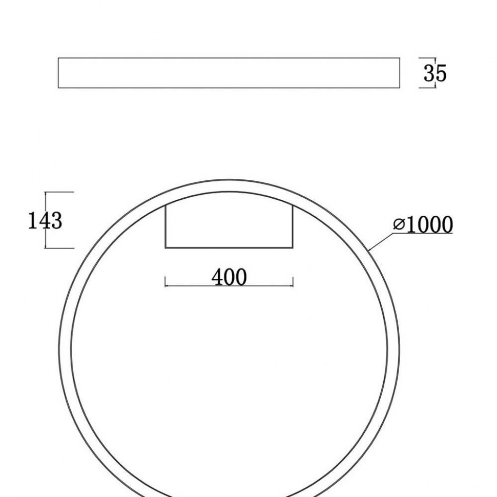 Потолочный светильник Maytoni Rim MOD058CL-L65BS4K