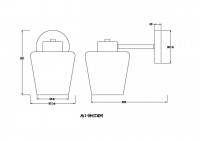 Бра Myfar Mark MR2340-1W