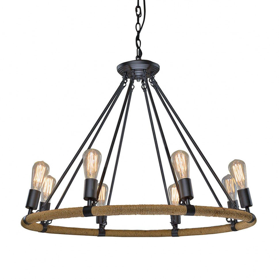 Подвесная люстра LOFT IT Rope filament Loft1861/8