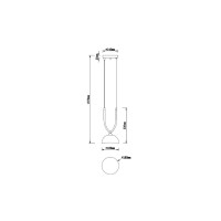 Подвесной светильник Vele Luce Cloe VL5434P01
