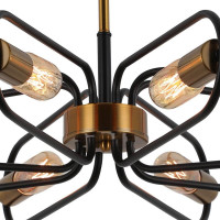 Люстра на штанге Illumico IL8253-8COU-79 BK GD