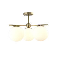 Люстра на штанге Crystal Lux FELIZ SP-PL3 BRONZE/WHITE