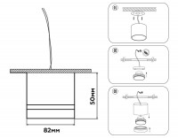 Накладной светильник Ambrella Light Techno Spot GX Standard tech TN52355