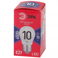 Лампа светодиодная Эра E27 10W 6500K LED P45-10W-865-E27 R Б0045355