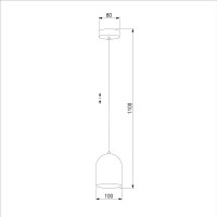 Подвесной светильник TK Lighting 4448 Tempre White