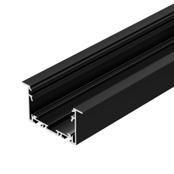 Алюминиевый профиль Arlight S2-Linia69-F-2500 Seamless Black 033534