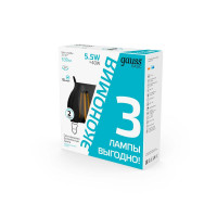 Лампа светодиодная Gauss Basic Filament E14 5,5W 4100K 1041126T