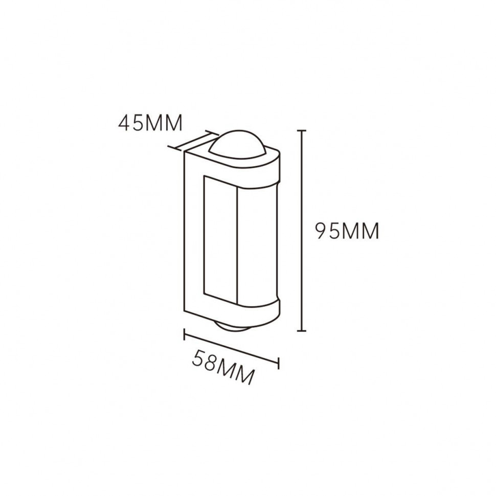 Настенный уличный светильник Escada 30006Led 30006W/01LED