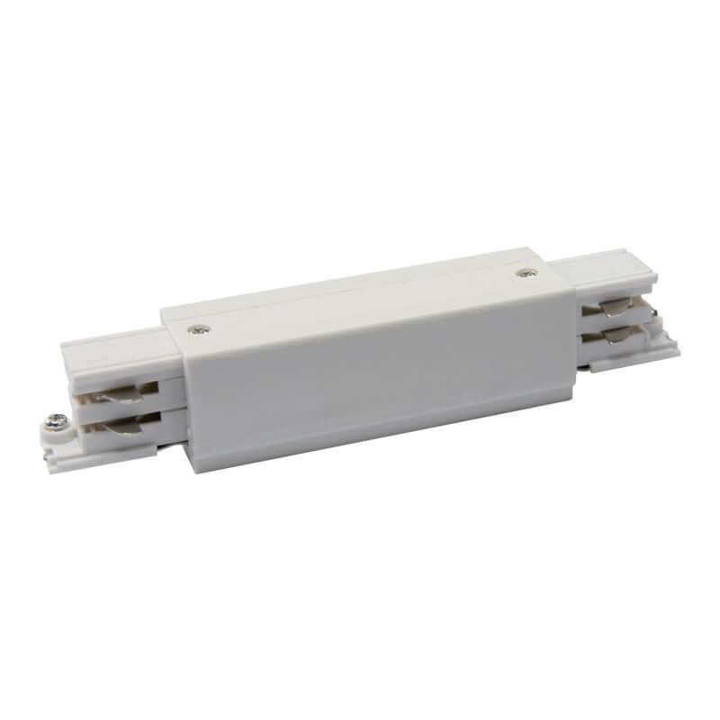 Соединитель для шинопроводов прямой внешний (09746) Uniel UBX-A12 Silver