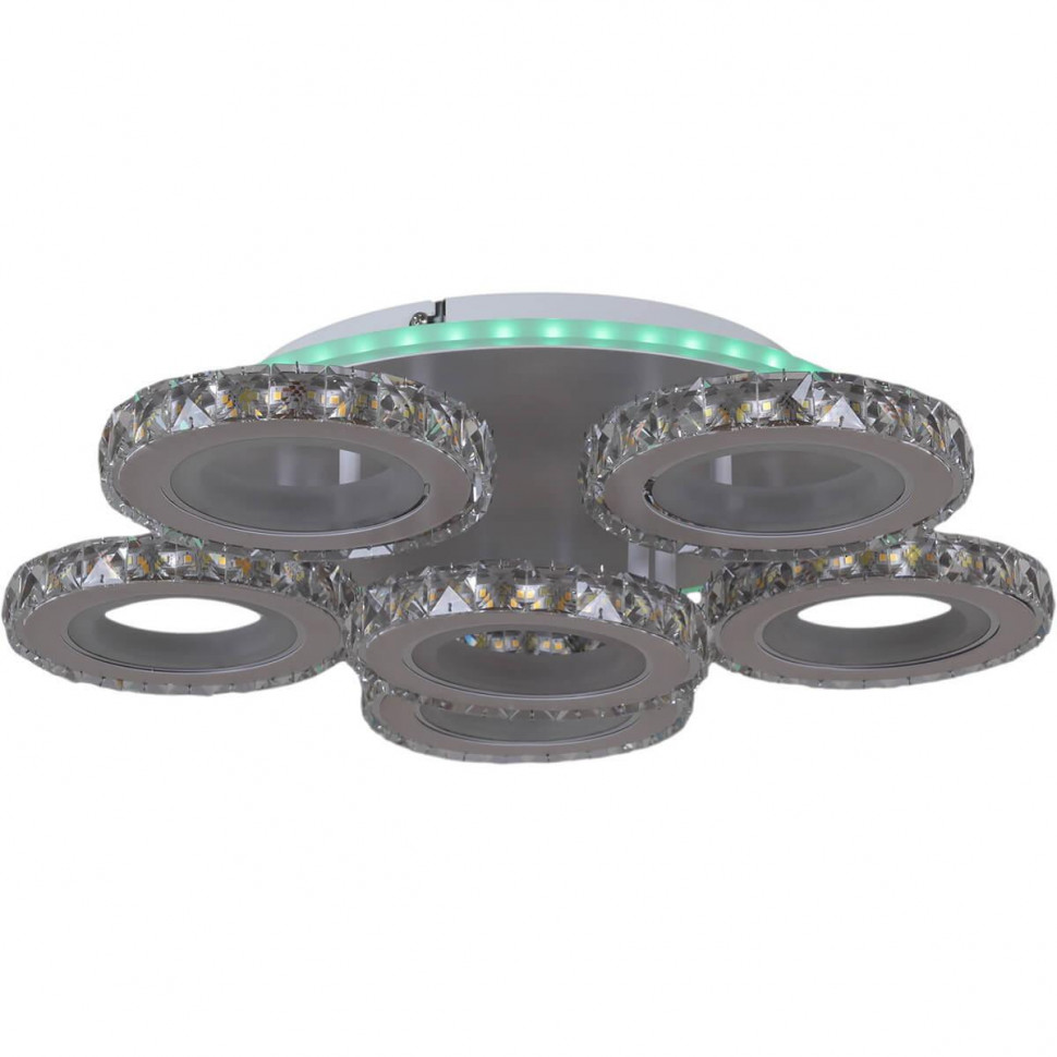 Потолочная люстра Reluce 03900-0.3-5+1A WH+CR (RGB)