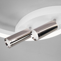 Потолочная светодиодная люстра Eurosvet Luminari 90247/3 белый/хром Smart
