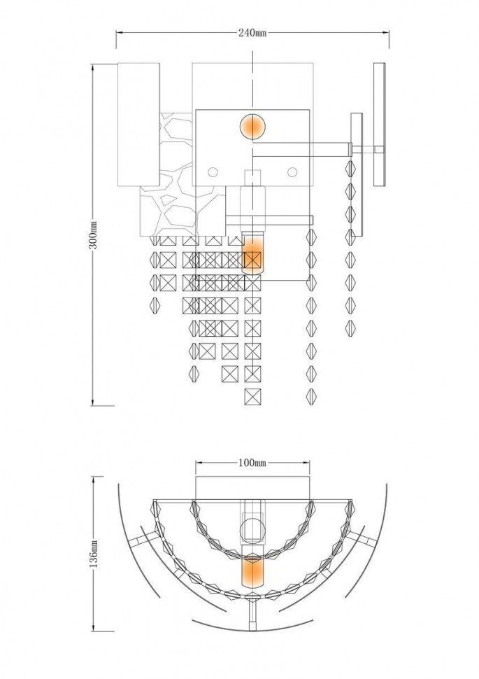 Бра Moderli Olly V8011-2W
