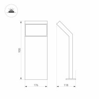 Садовый светильник Arlight Lgd-ecran-boll 029992