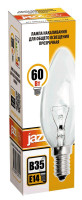 Лампа накаливания Jazzway E14 60W 2700K прозрачная 3320553