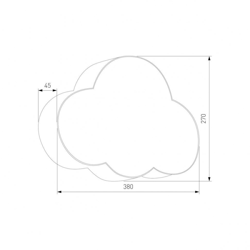 Настенный светильник TK Lighting 4966 Cloud a068445