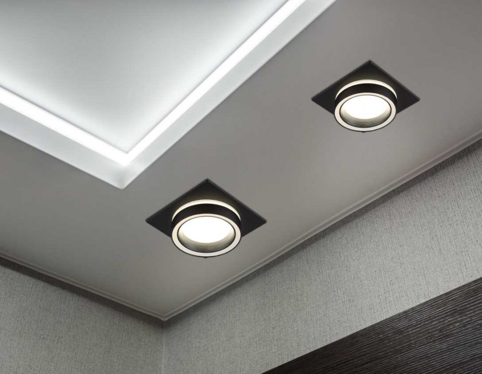 Встраиваемый светильник Ambrella Light GX53 Acrylic Tech Techno Spot TN52422