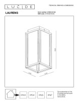 Уличный потолочный светильник Lucide Laurens 27105/01/30