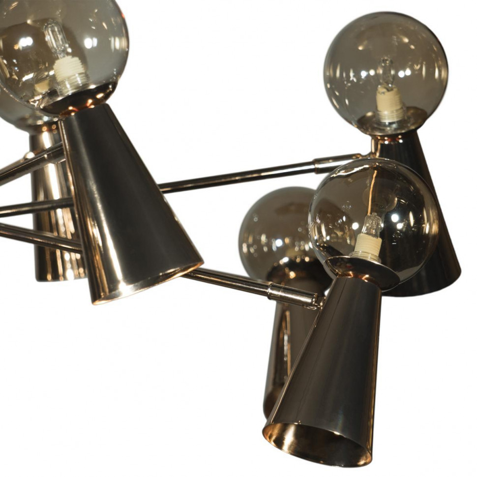 Люстра на штанге Loft IT Halley 10046/10 Gold