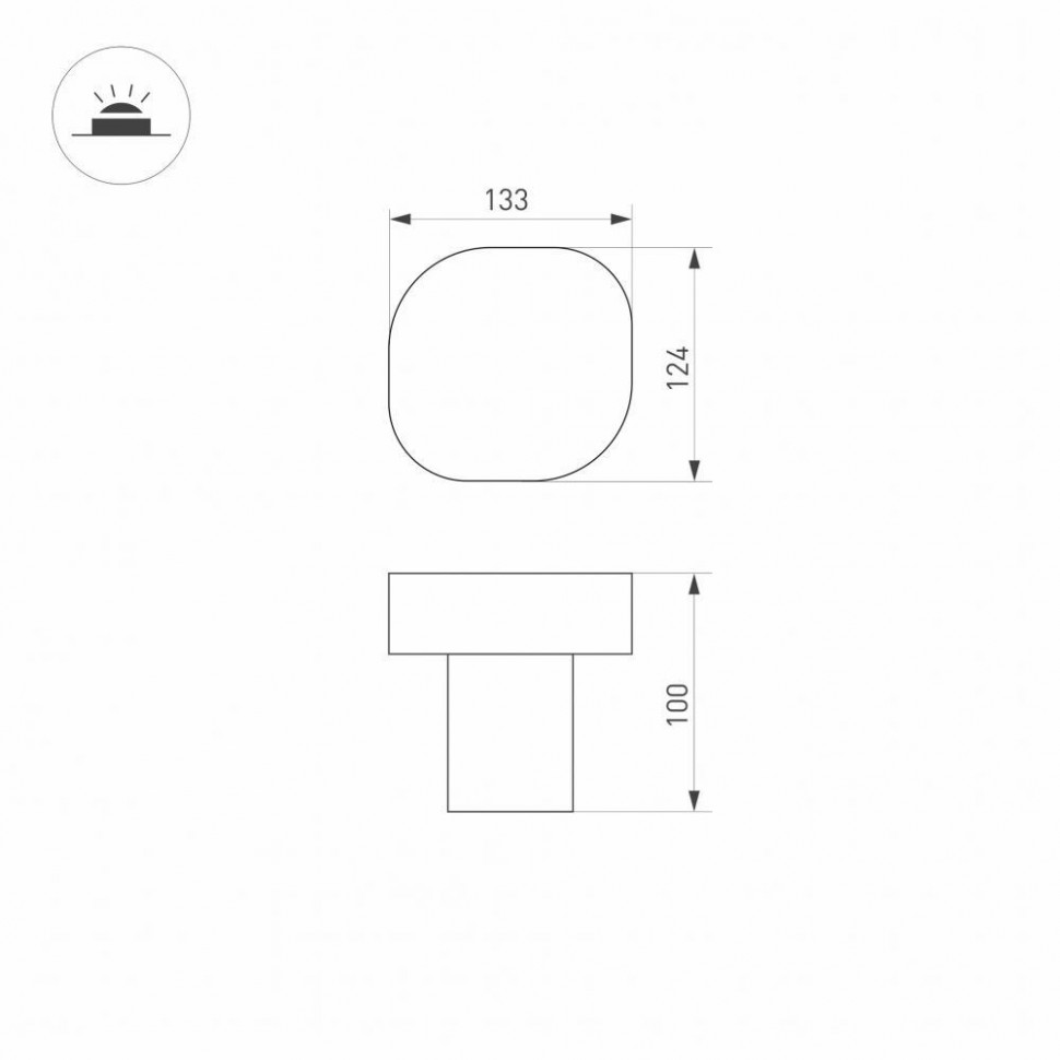 Садовый светильник Arlight 030002