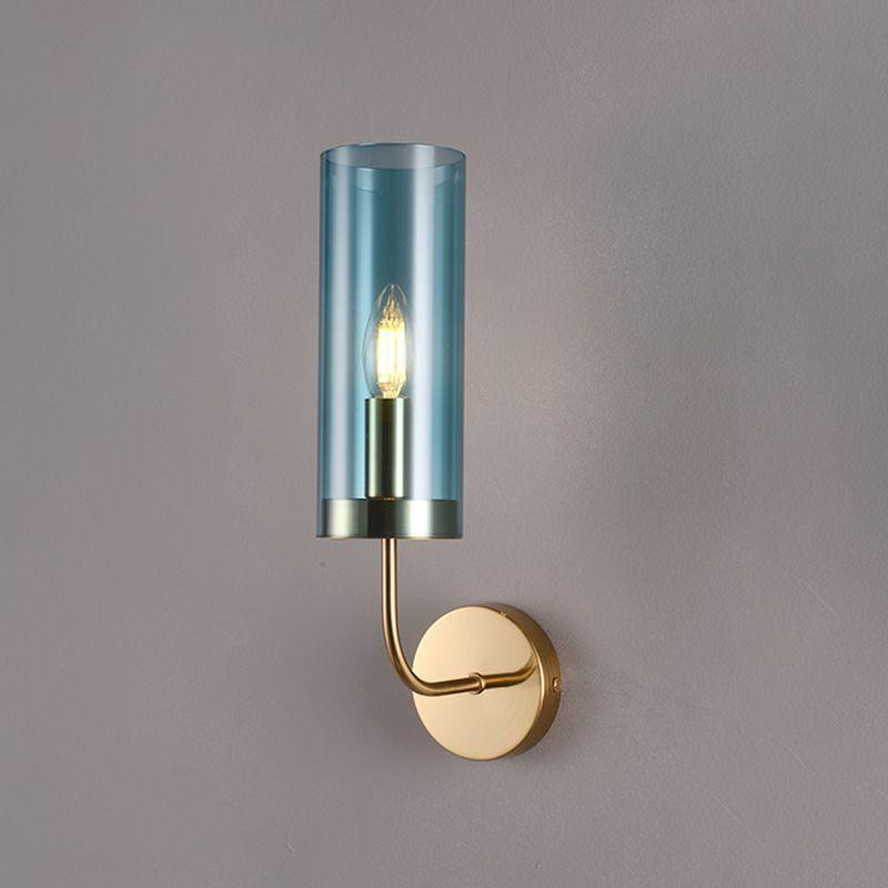 Бра ImperiumLoft Agne Blue Glass Tube 100322-22