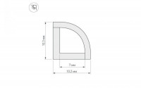 Профиль Arlight WPH-KANT-H10-2000 OPAL 023301