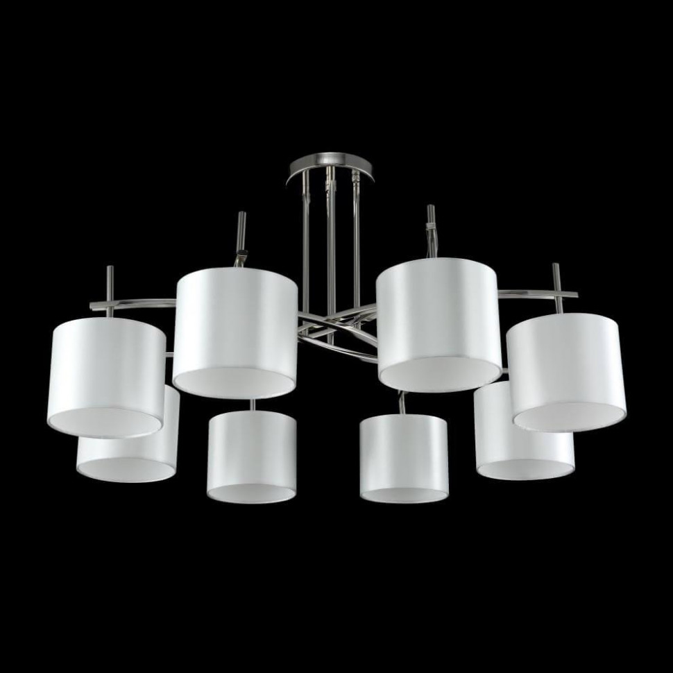 Потолочная люстра Crystal Lux Sergio PL8 Nickel