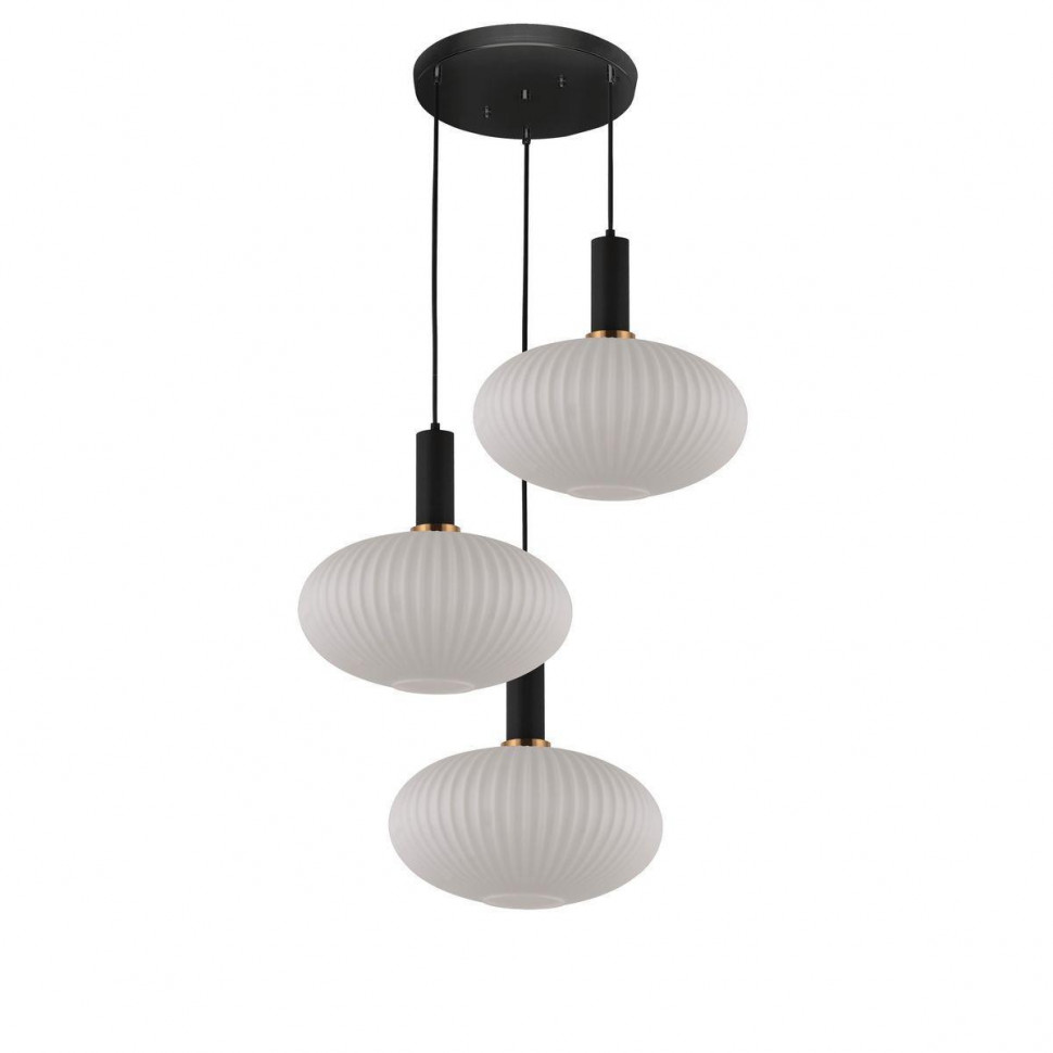 Подвесной светильник Lumina Deco Floril LDP 1216-3 WT+BK