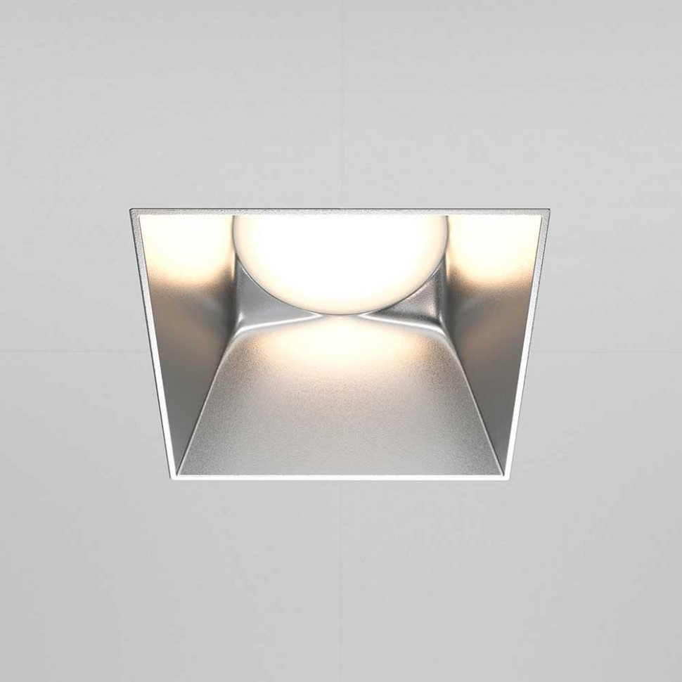 Встраиваемый светильник Maytoni Technical Share DL051-01-GU10-SQ-WS