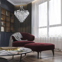 Подвесная люстра Lumien Hall Novello LH0039/13P-NK-CL