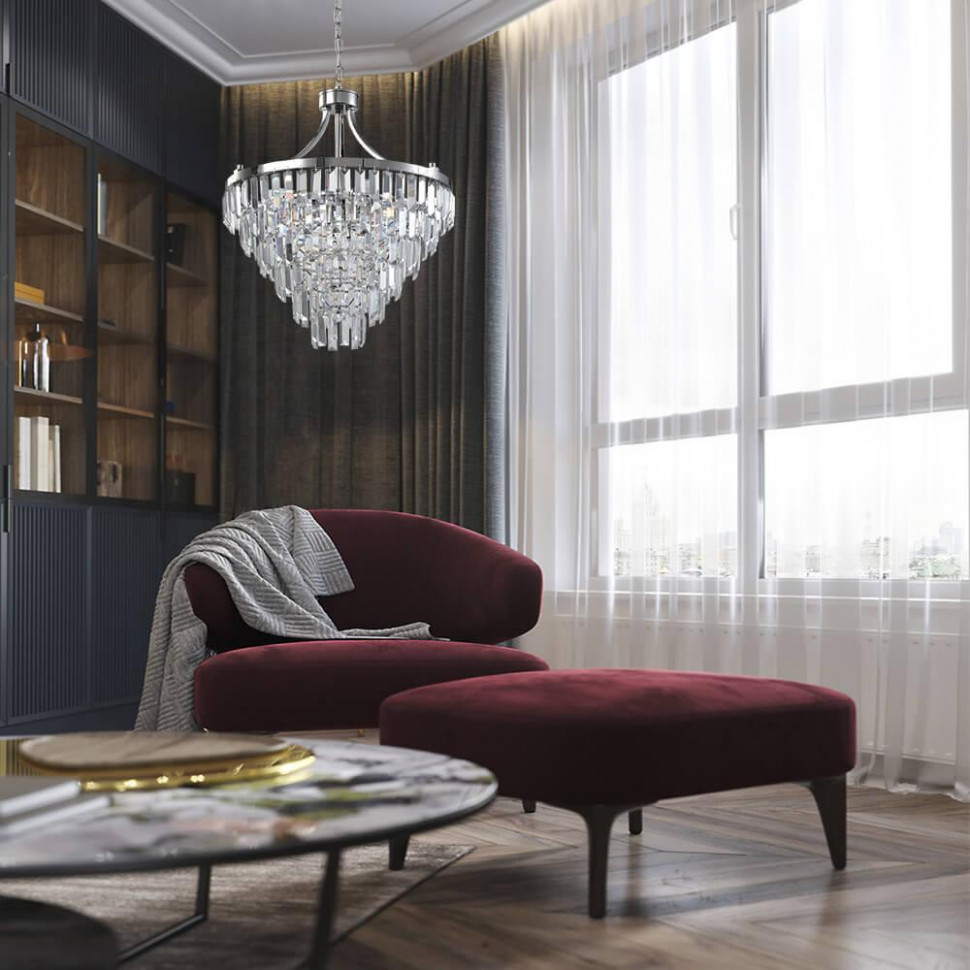Подвесная люстра Lumien Hall Novello LH0039/13P-NK-CL