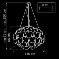 Подвесная люстра Lightstar Planaria 808030