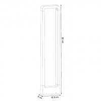 Ландшафтный светильник Arte Lamp Trapezio A2080PA-1BK