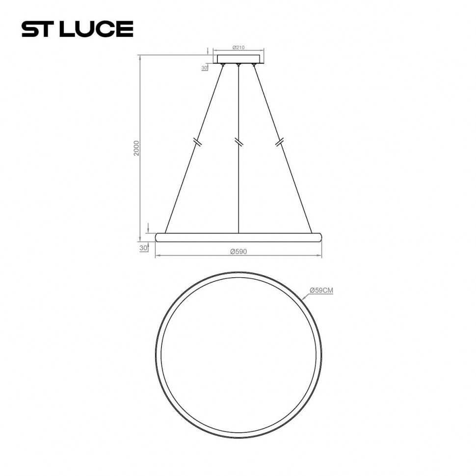 Подвесной светильник ST Luce Satellite SL6015.403.01