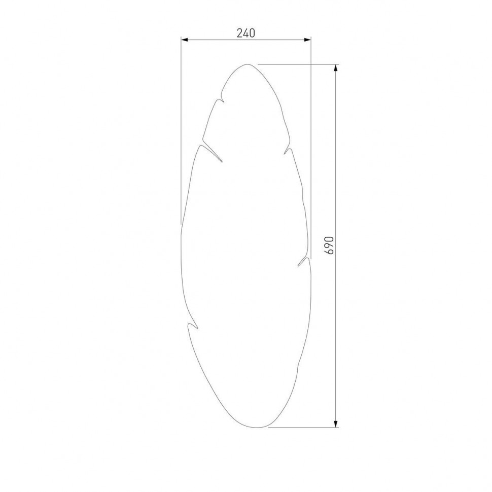 Настенный светильник TK Lighting 5565 Hoja a068747