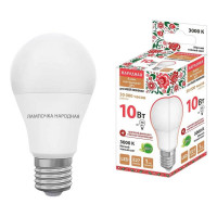 Лампа светодиодная TDM Electric Народная E27 10W 3000K матовая SQ0340-1508