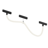 Трековый однофазный светильник Denkirs Smart Ray DK8060-BK