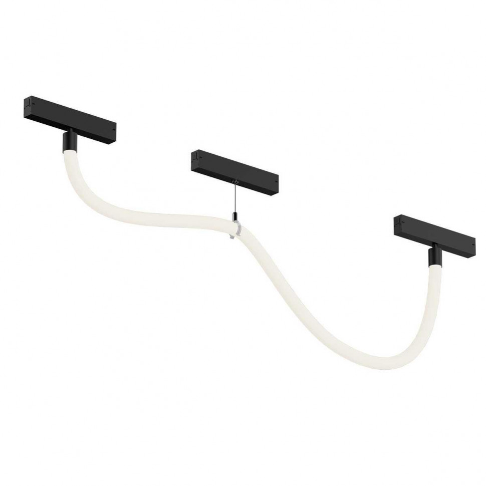 Трековый однофазный светильник Denkirs Smart Ray DK8060-BK