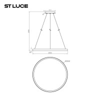 Подвесной светильник ST Luce Satellite SL6015.413.01
