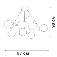 Подвесная люстра Vitaluce V4544-1/9S
