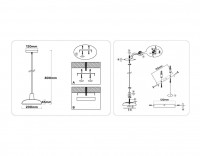 Подвесной светильник Ambrella Light Linetech Comfort FL4839