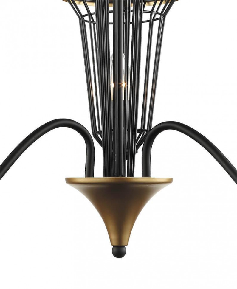 Подвесная люстра Lumien Hall Блис 4016/3P-BK-GD