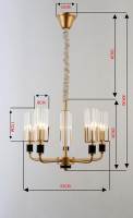 Подвесная люстра Rivoli Gunda 2009-205 Б0050257